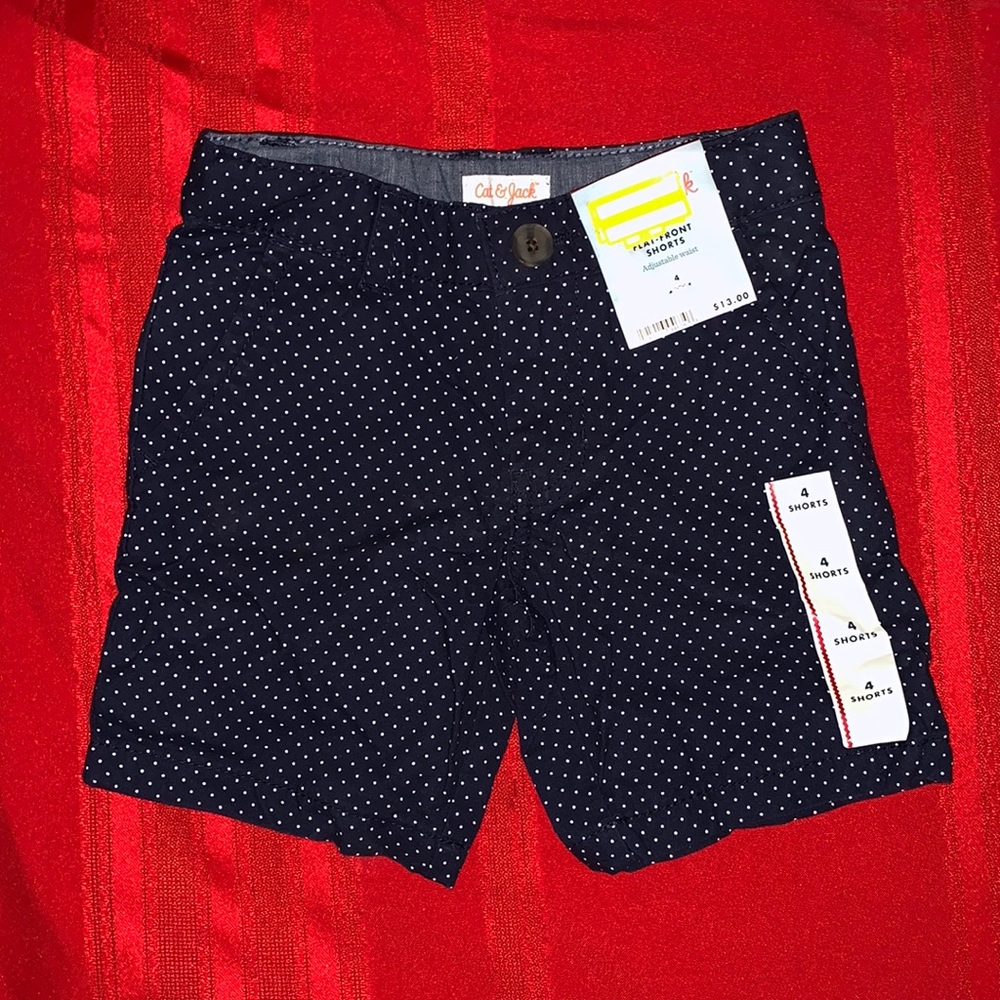 🎁Cat & Jack Navy Polka Dot Shorts